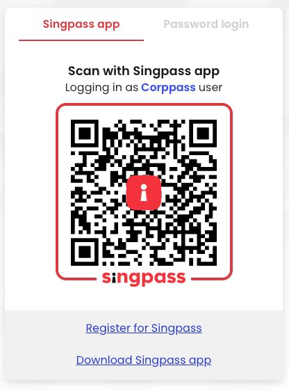 Singpass QR